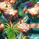 Chrono Cross' hero stands in the middle of a colorful reef sporting the 2000 graphics.